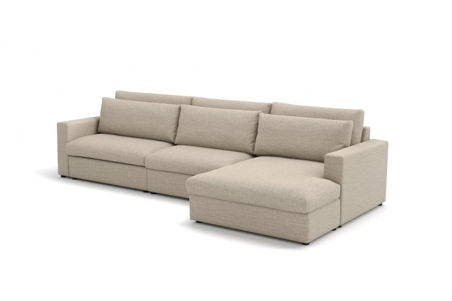 Portofino sofa 1,5 osobowa + sofa 1,5 osobowa + longchair prawy